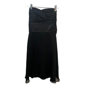 White House Black Market Black Classic Fit & Flare Dress Size 0‎